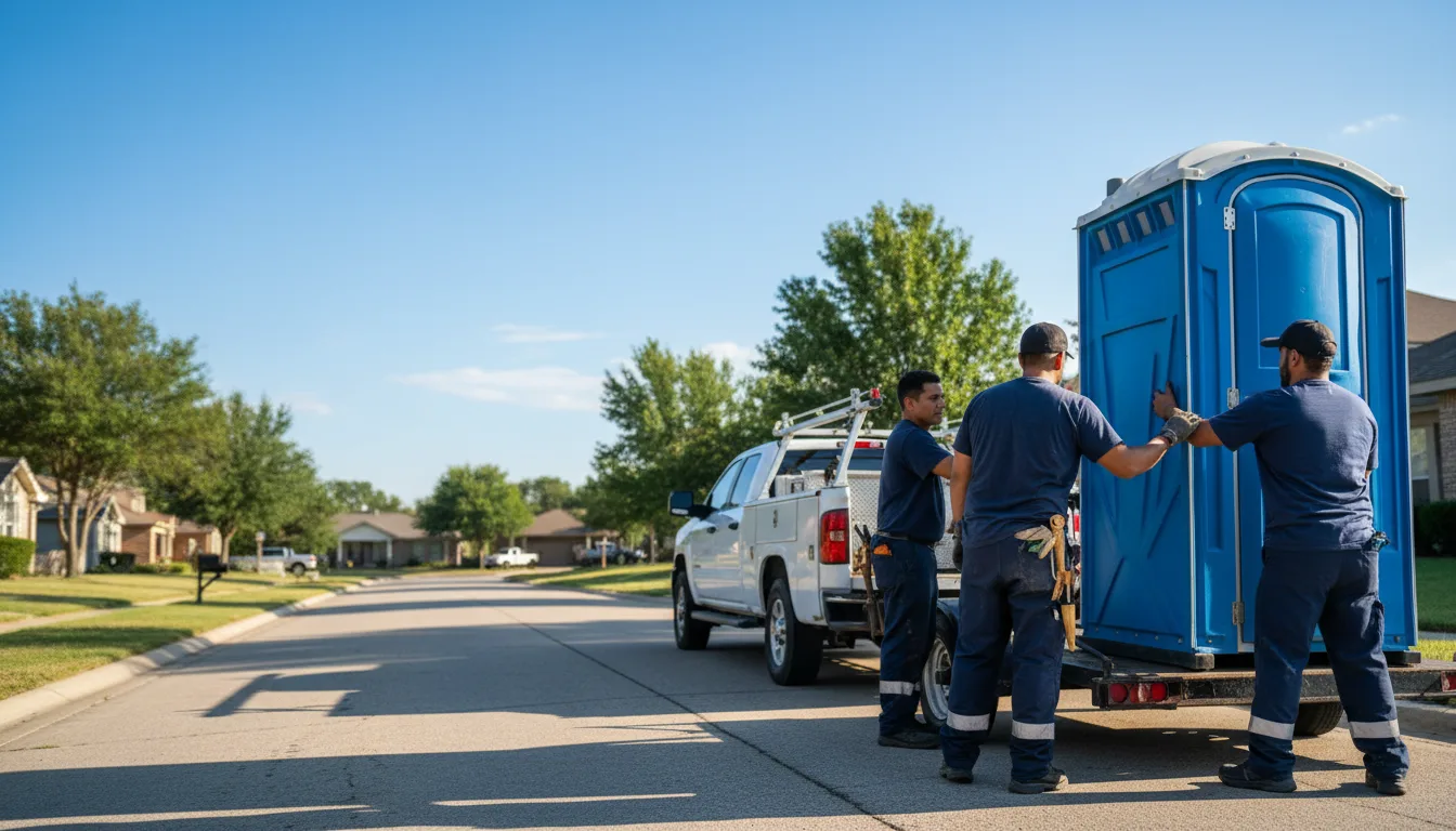 Portable Toilet Rental in Glen Flora, TX near me